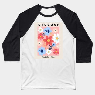 Ilustración Uruguay Giovanna Gil Alves Baseball T-Shirt